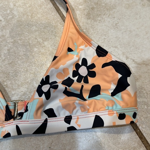 DVF X Roxy Floral Bikini Top S Diane Von Furstenberg - Picture 3 of 6